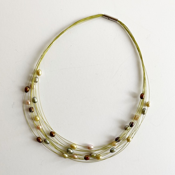 HONORA Freshwater Pearl Multi Strand Necklace - Picture 3 of 10